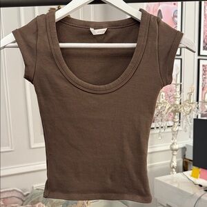 Zara Brown Women's Top size S